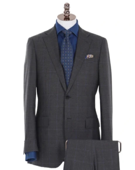 Brown Plaid Two-Piece Suit