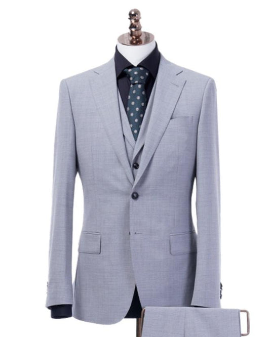 Light Gray Three-Piece Suit